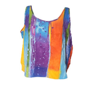 Jams World Waterfall Small tank cropped rainbow 🌈